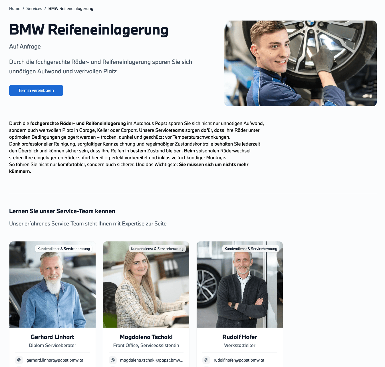 Autohaus Papst Servicebereich