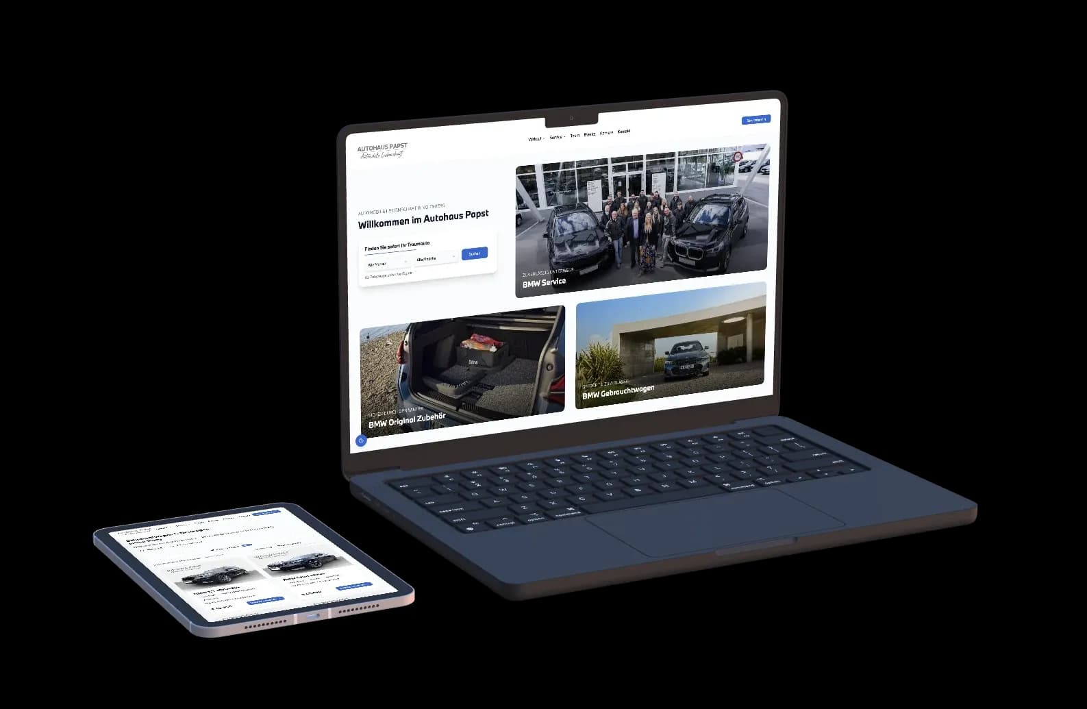 Autohaus Papst Webprojekt