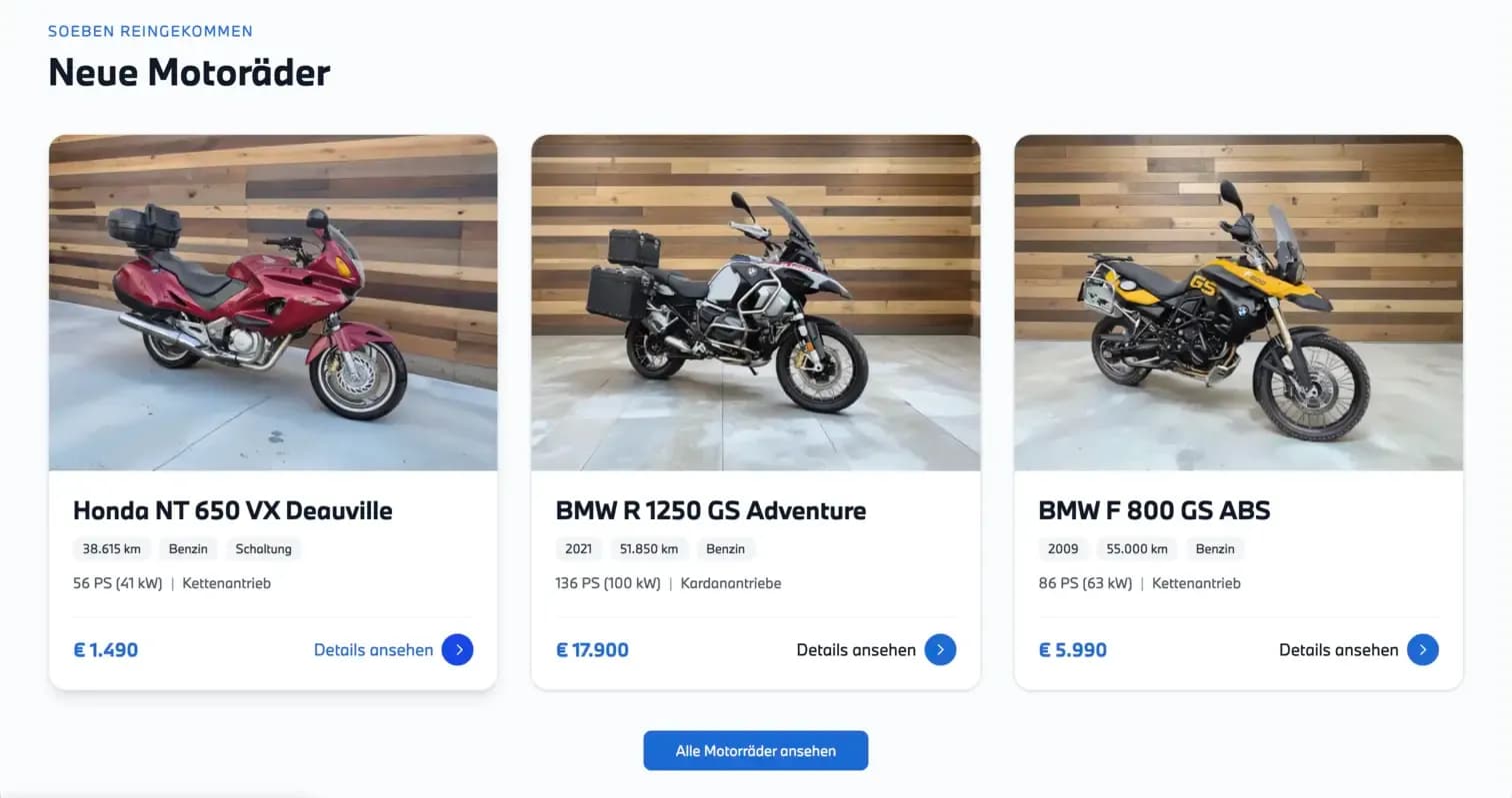 BMW Neuper dynamische Platzierung