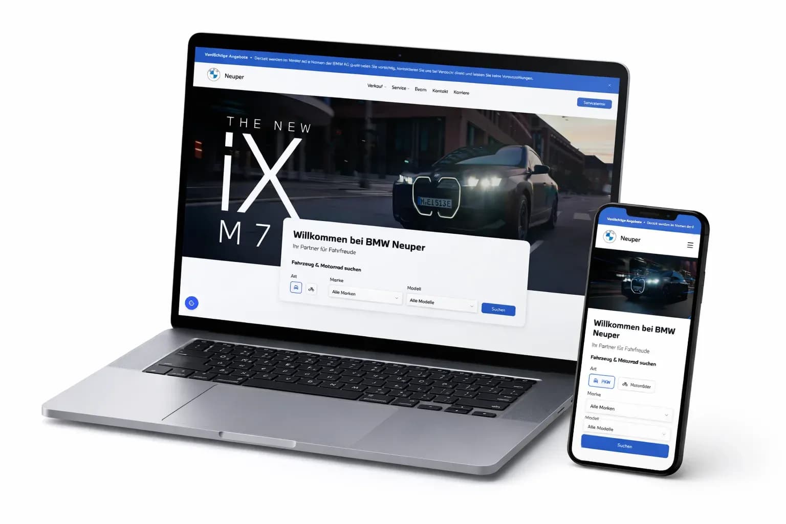 BMW Neuper Web Project